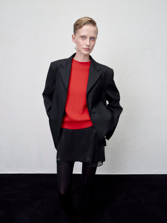 【ARIK. アリク AW】Kaus Pressed single jacket Black