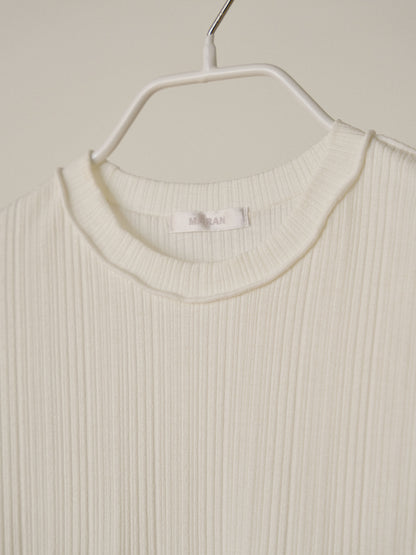 Wave Ribbed Short Sleeve