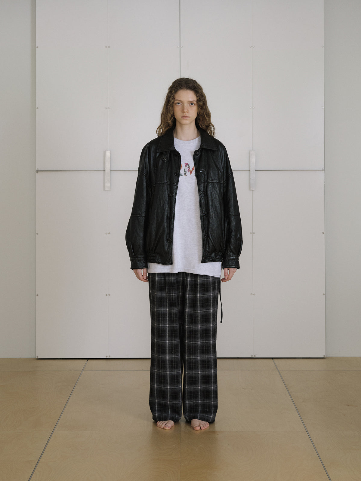 Soft Leather Blouson - Black 6