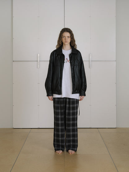 Soft Leather Blouson - Black 6