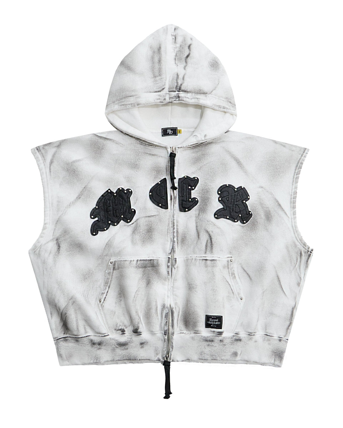 M.C.R. code stud zip-up vest HD IV