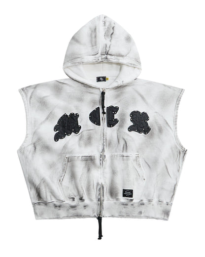M.C.R. code stud zip-up vest HD IV