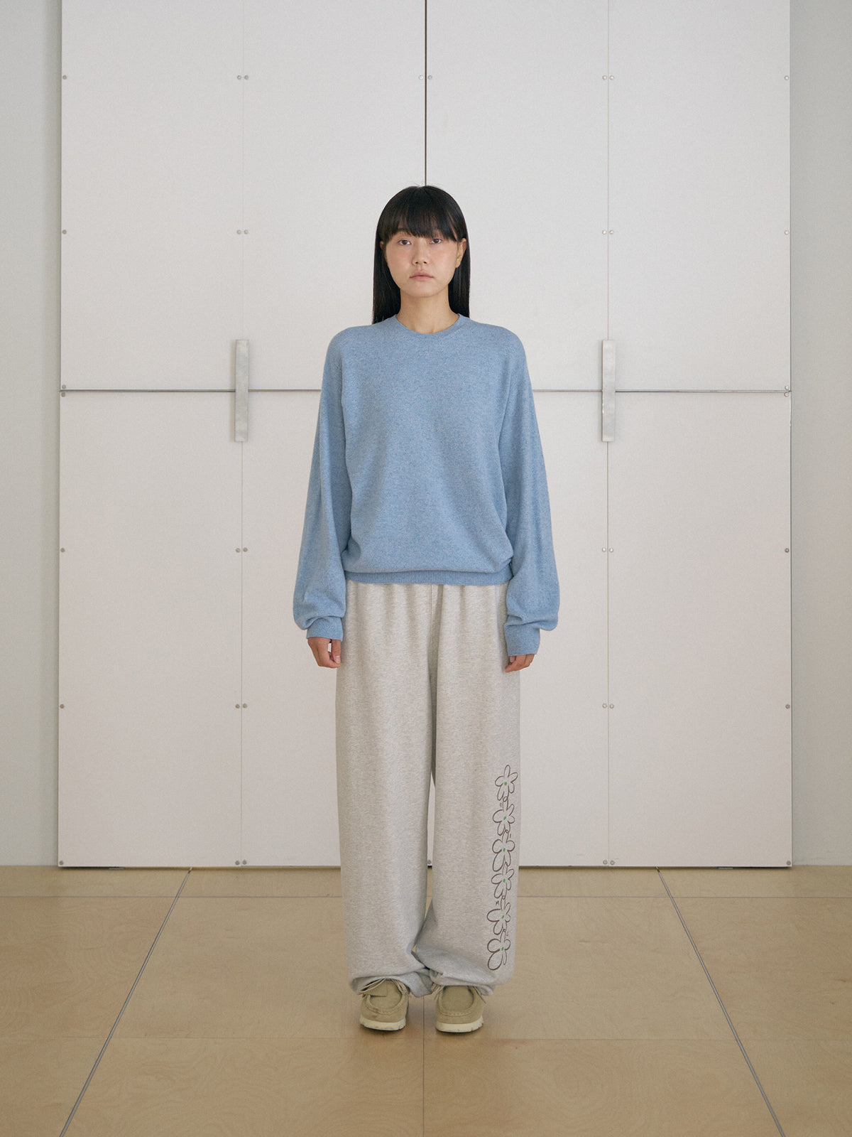 MARAN Cashmere Round Pullover - Blue 商品画像18/21