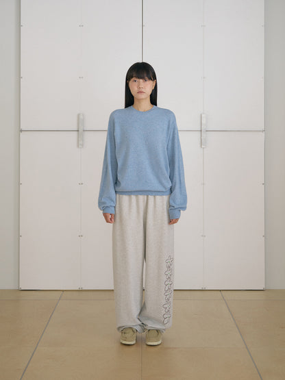 MARAN Cashmere Round Pullover - Blue 商品画像18/21