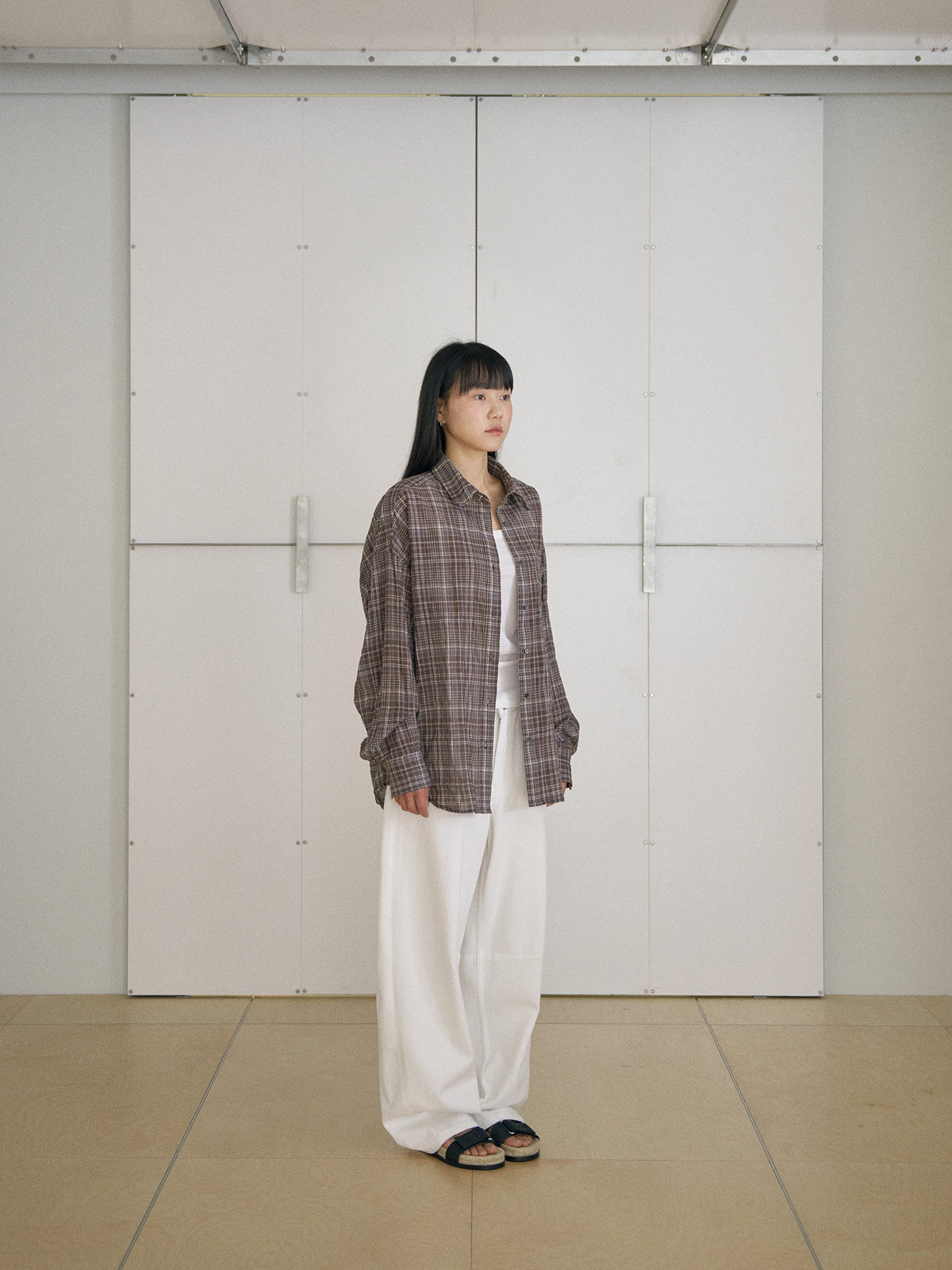 MARAN Check Wire Shirt - Brown 商品画像21/21