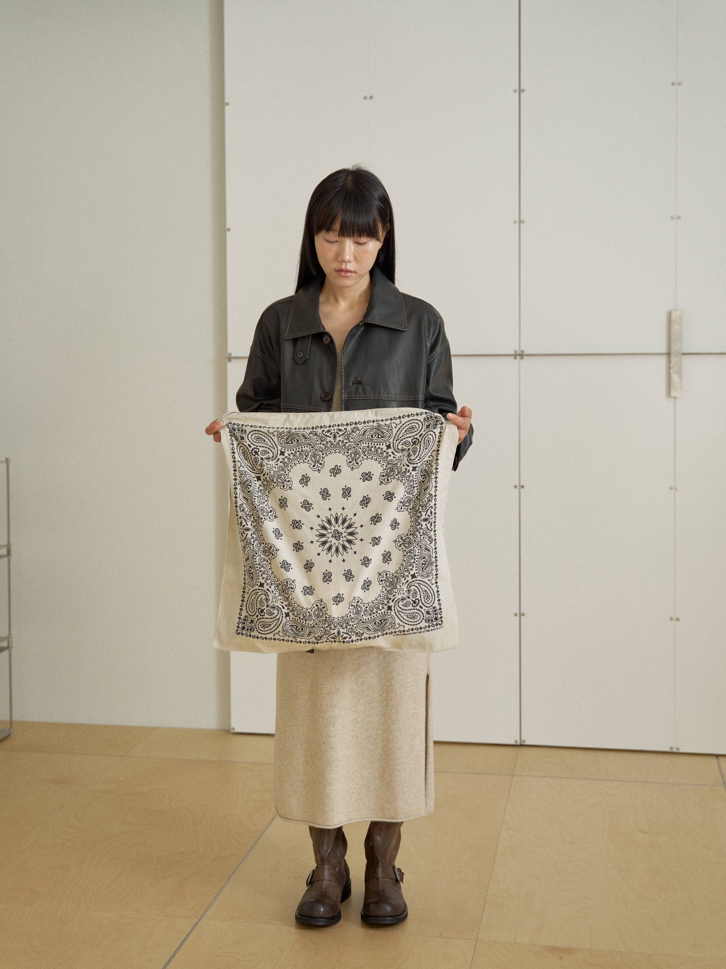 Pigment Square Bag - Beige