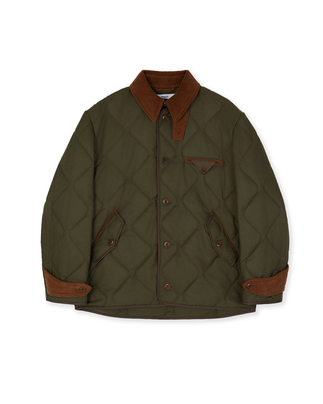 QUILTED HERITAGE JACKET-OLIVE 