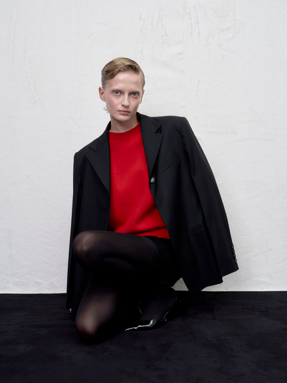 【ARIK. アリク AW】Kaus Pressed single jacket Black