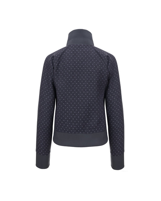 WOOL TRACK JUMPER Purple