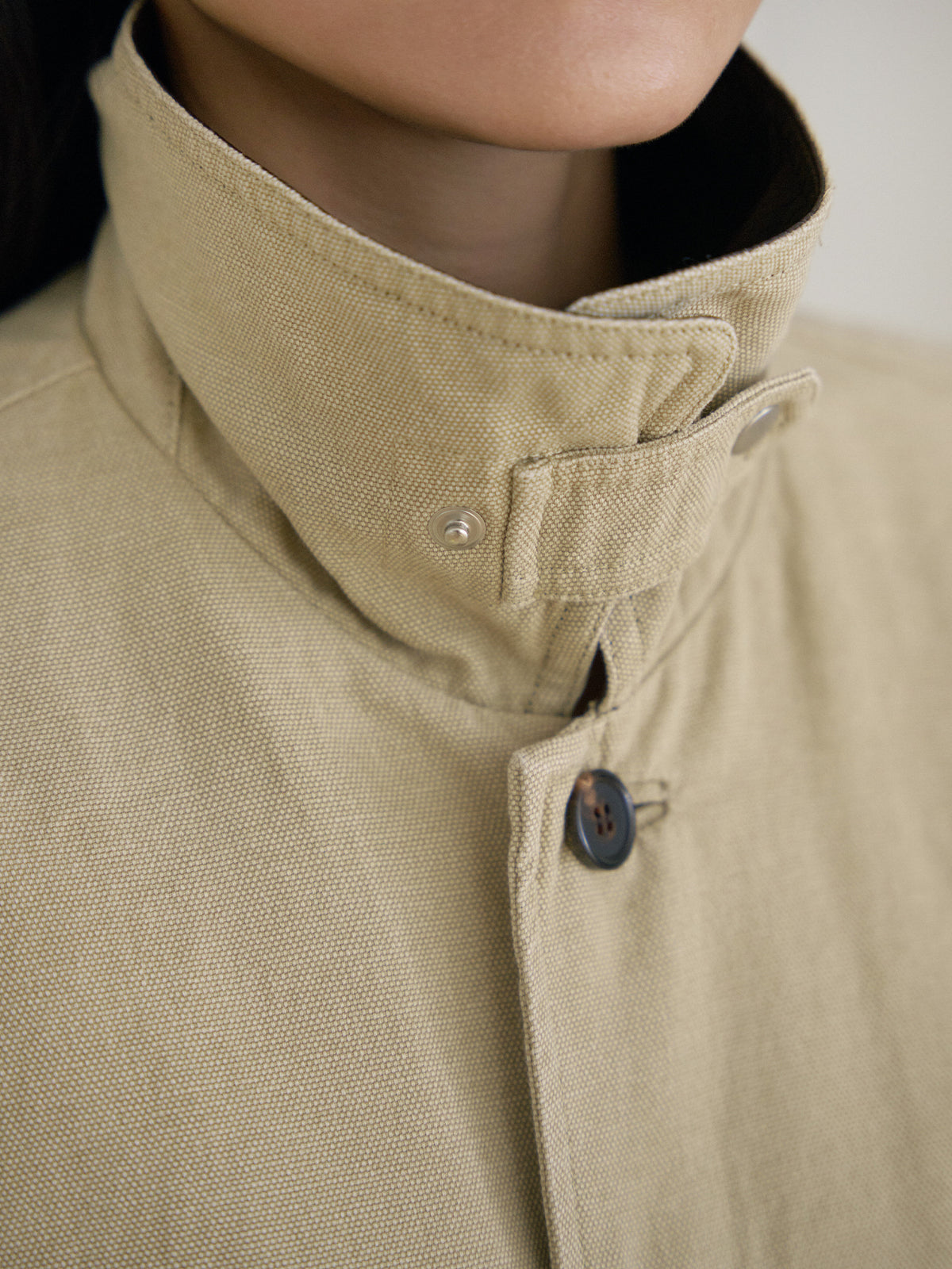 MARAN Washed Oxford Blouson - Beige 商品画像19/21