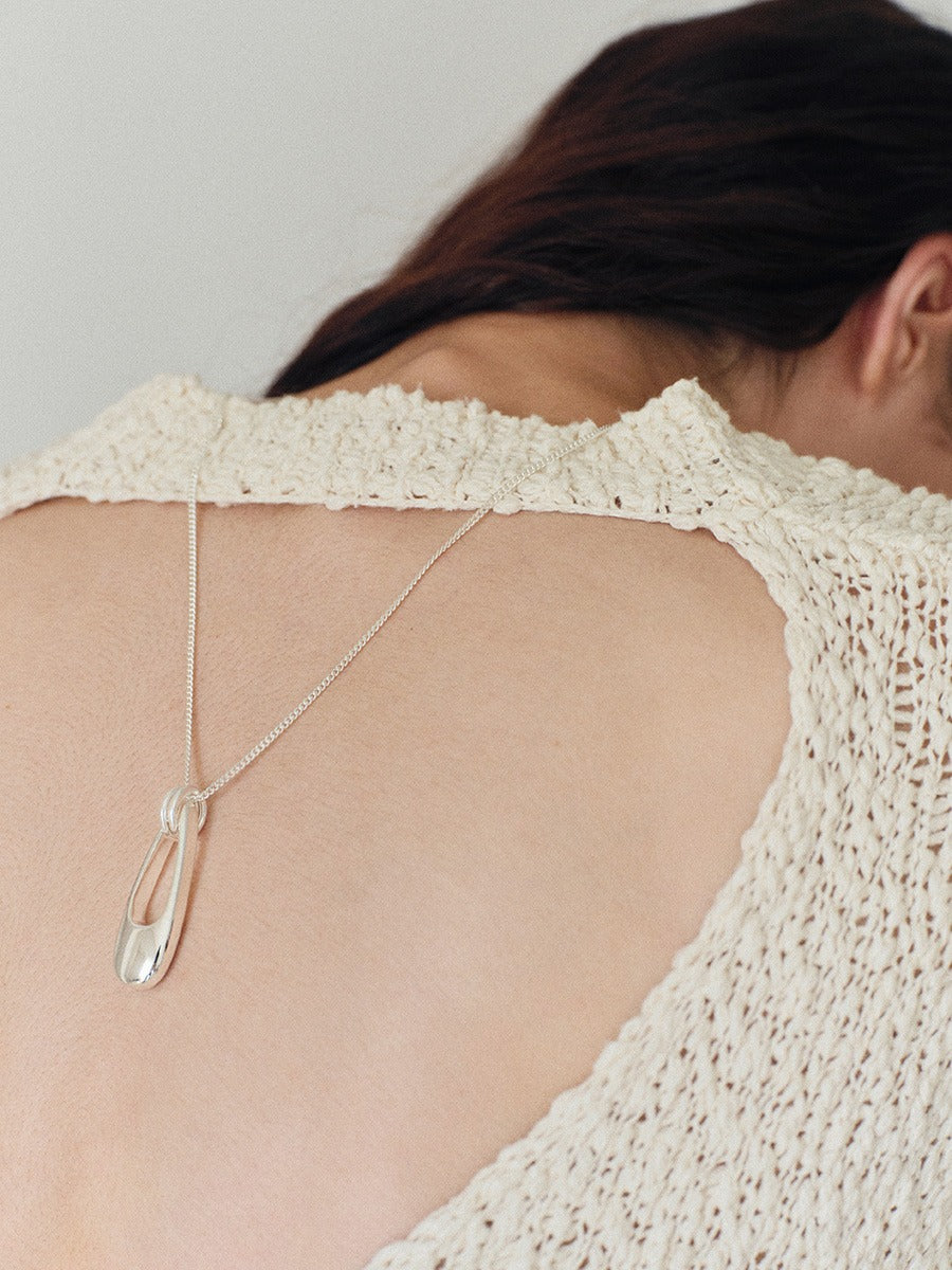 Baguette necklace