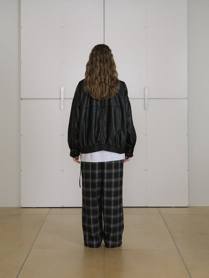 Soft Leather Blouson - Black 8