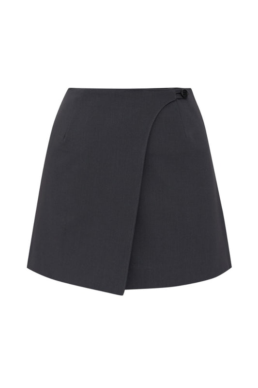 [MORE THAN YESTERDAY] Wrap Mini Skirt