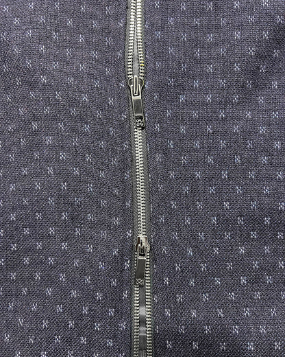 WOOL TRACK JUMPER Purple