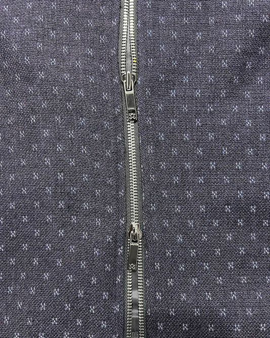 WOOL TRACK JUMPER Purple