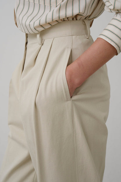 【HER&SHE 2025AW】Creamy Cotton Pants