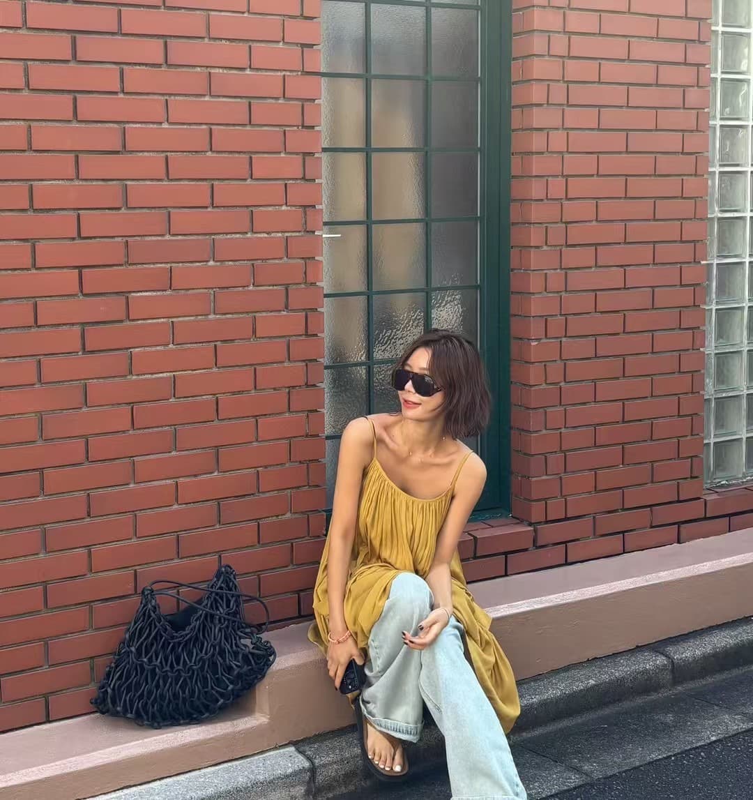 【hiir 2026SS】pm_Flowy Pocket Slip Dress