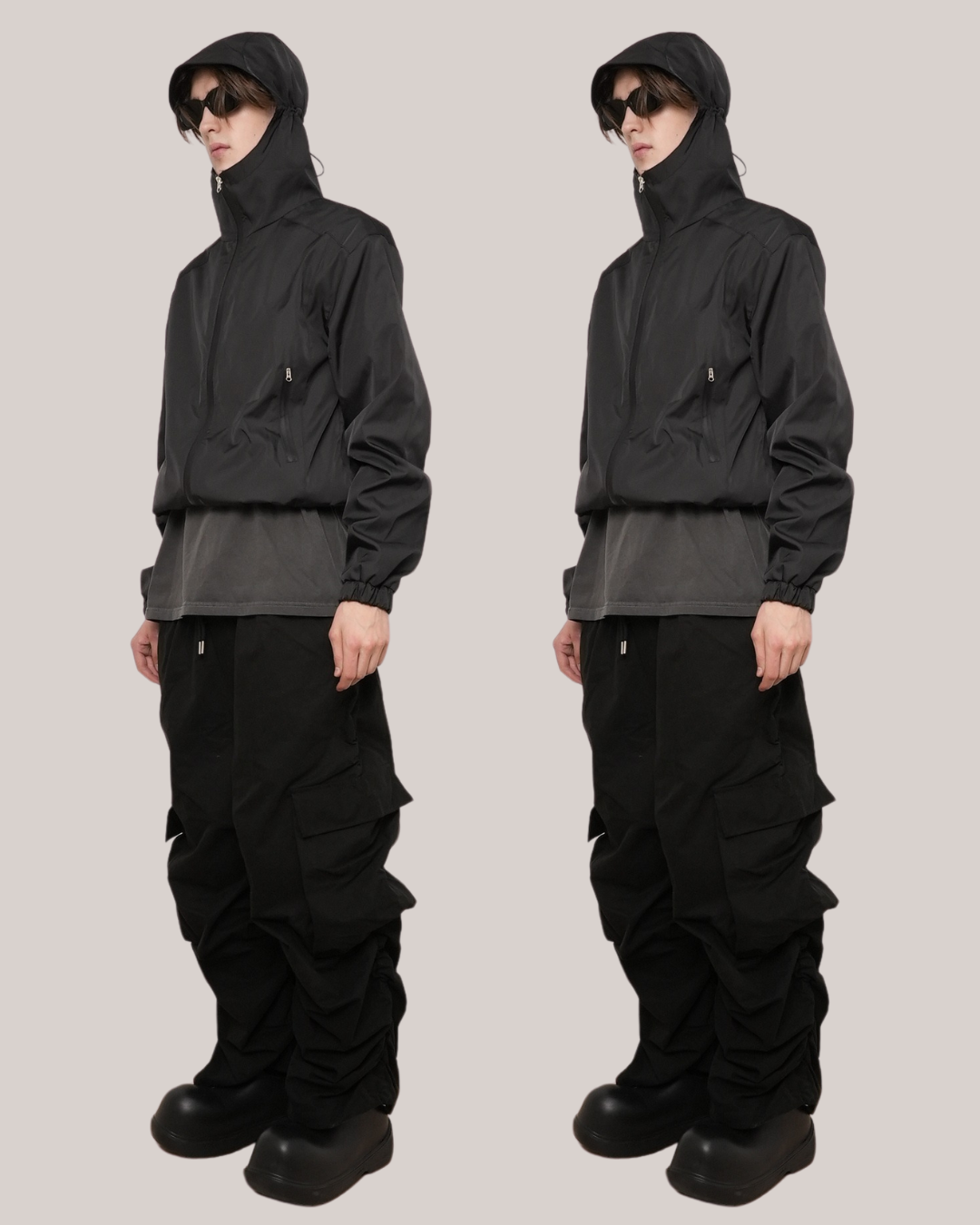 Clamshell Hooded Jacket 