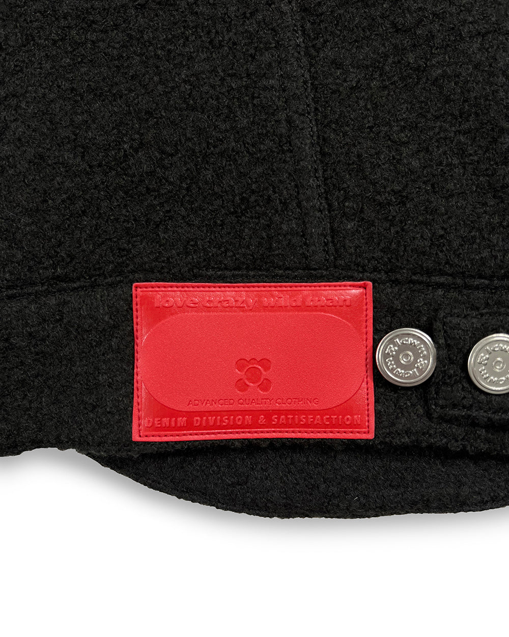ROUNDED TRUCKER JACKET Black