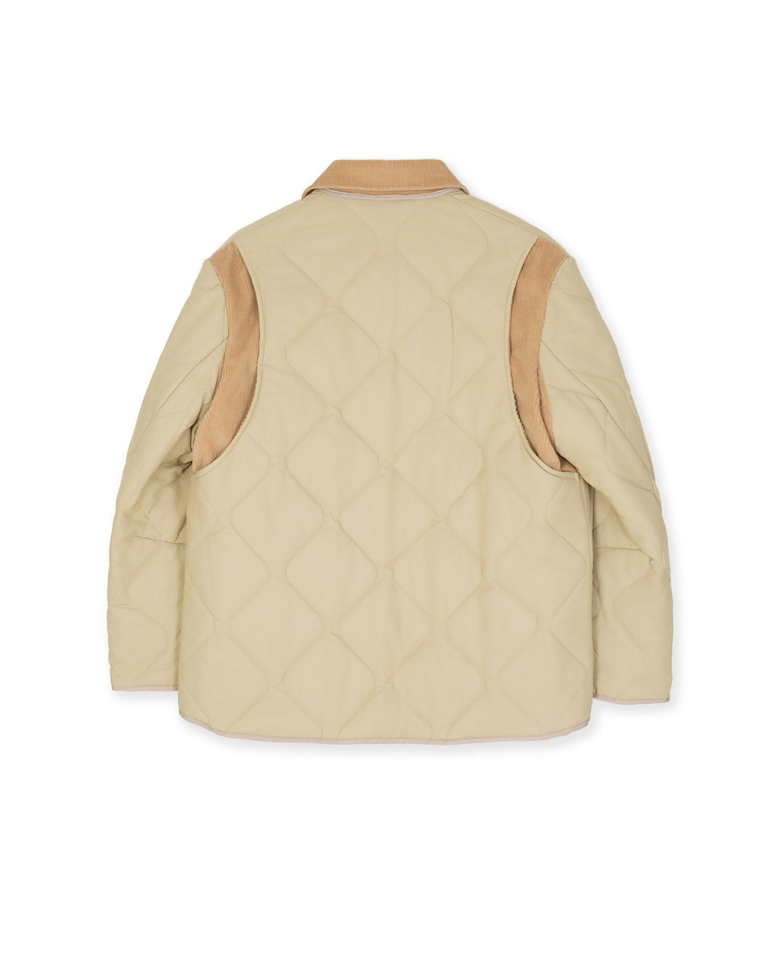 QUILTED HERITAGE JACKET -BEIGE