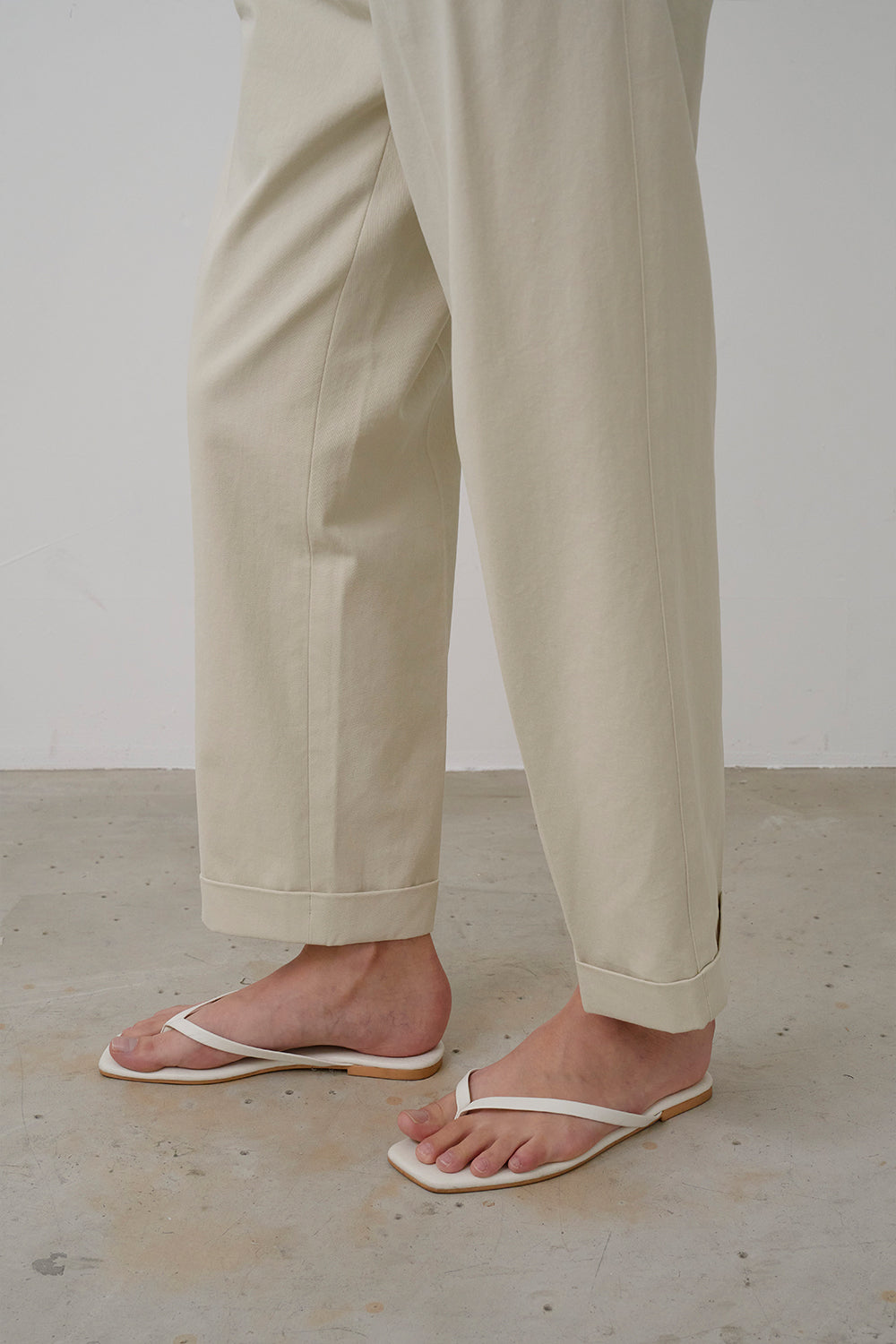 【HER&SHE 2025AW】Creamy Cotton Pants
