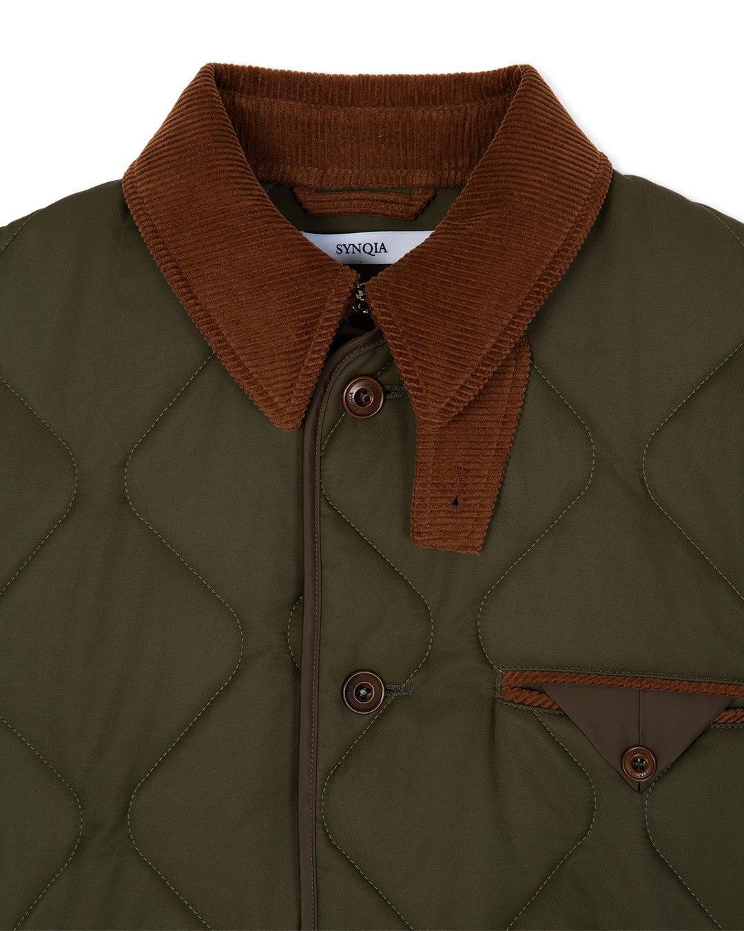 QUILTED HERITAGE JACKET-OLIVE 