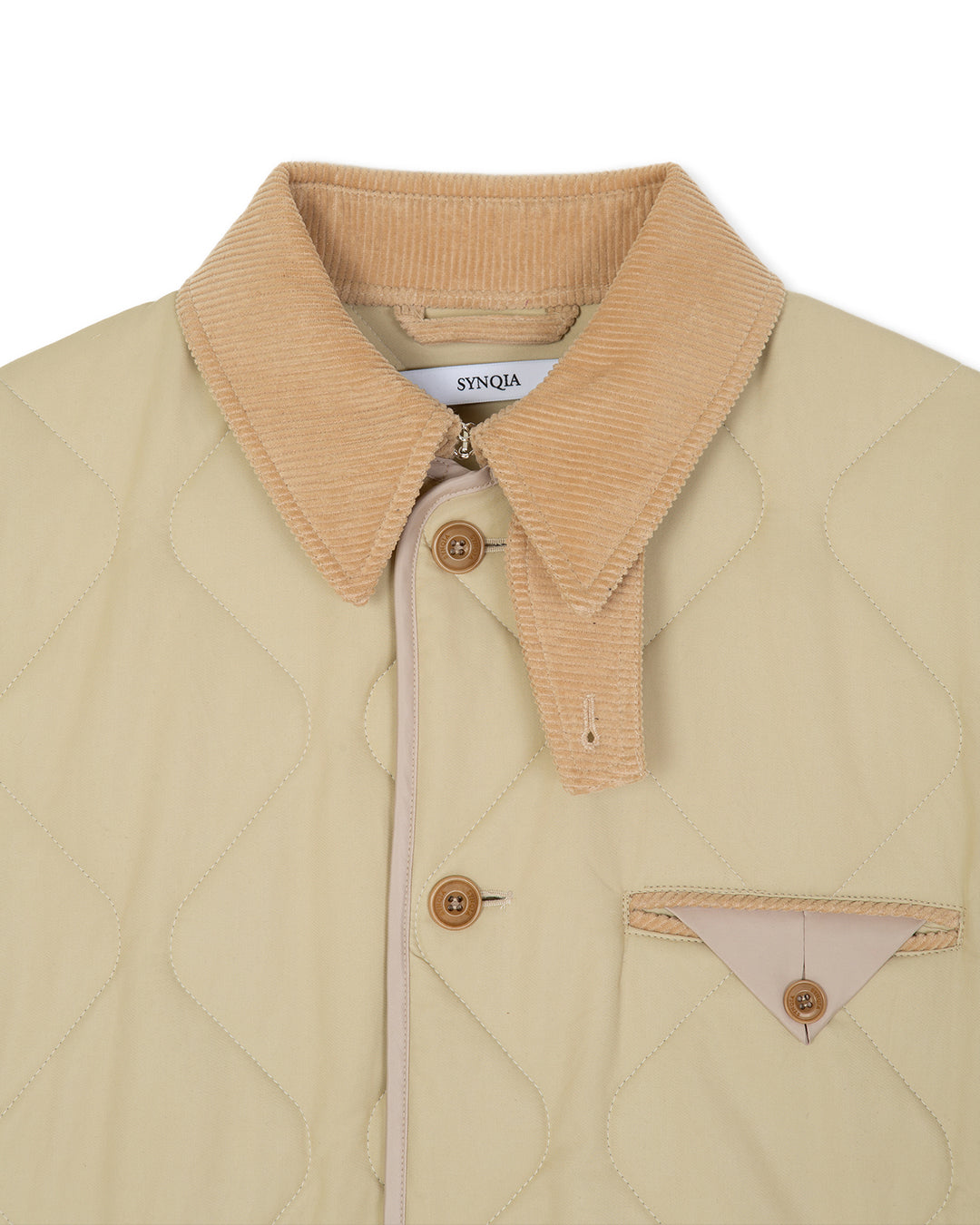 QUILTED HERITAGE JACKET -BEIGE