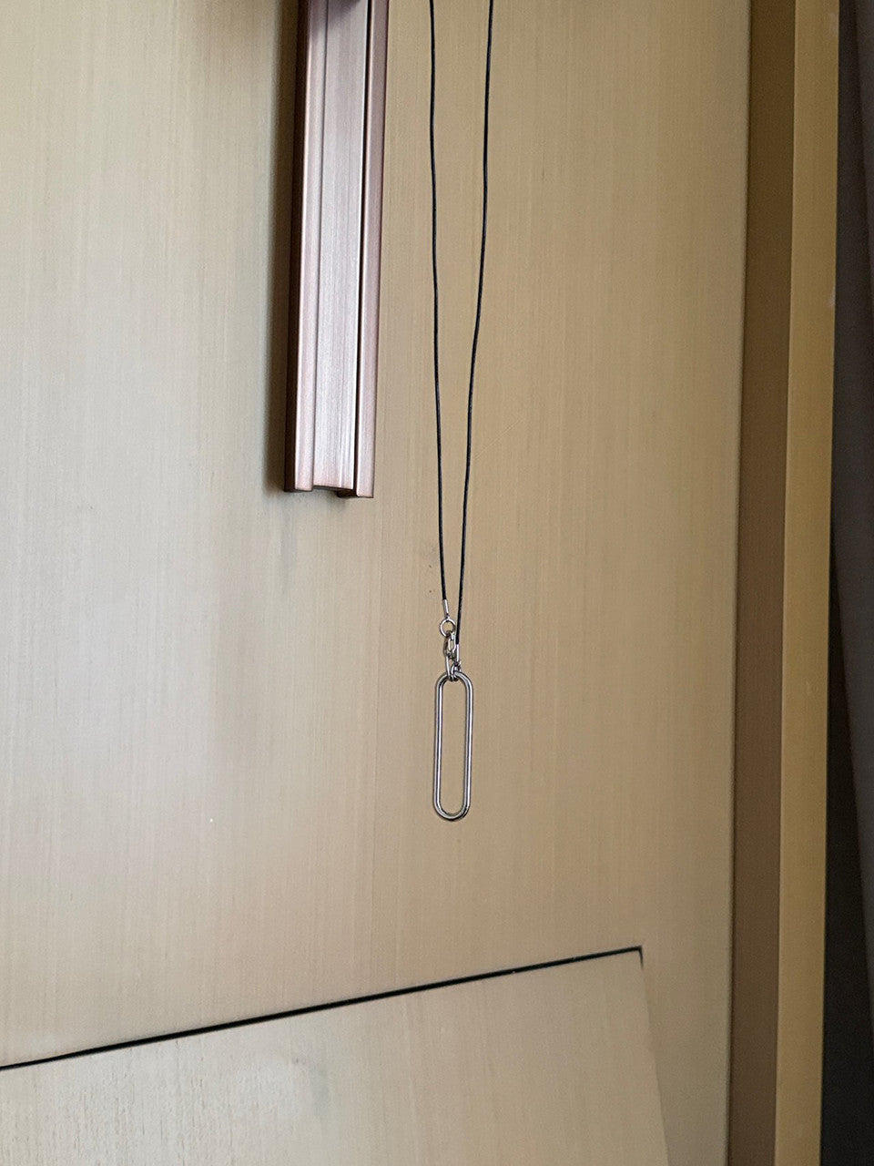 【A MA:DE】Oval Ring necklace