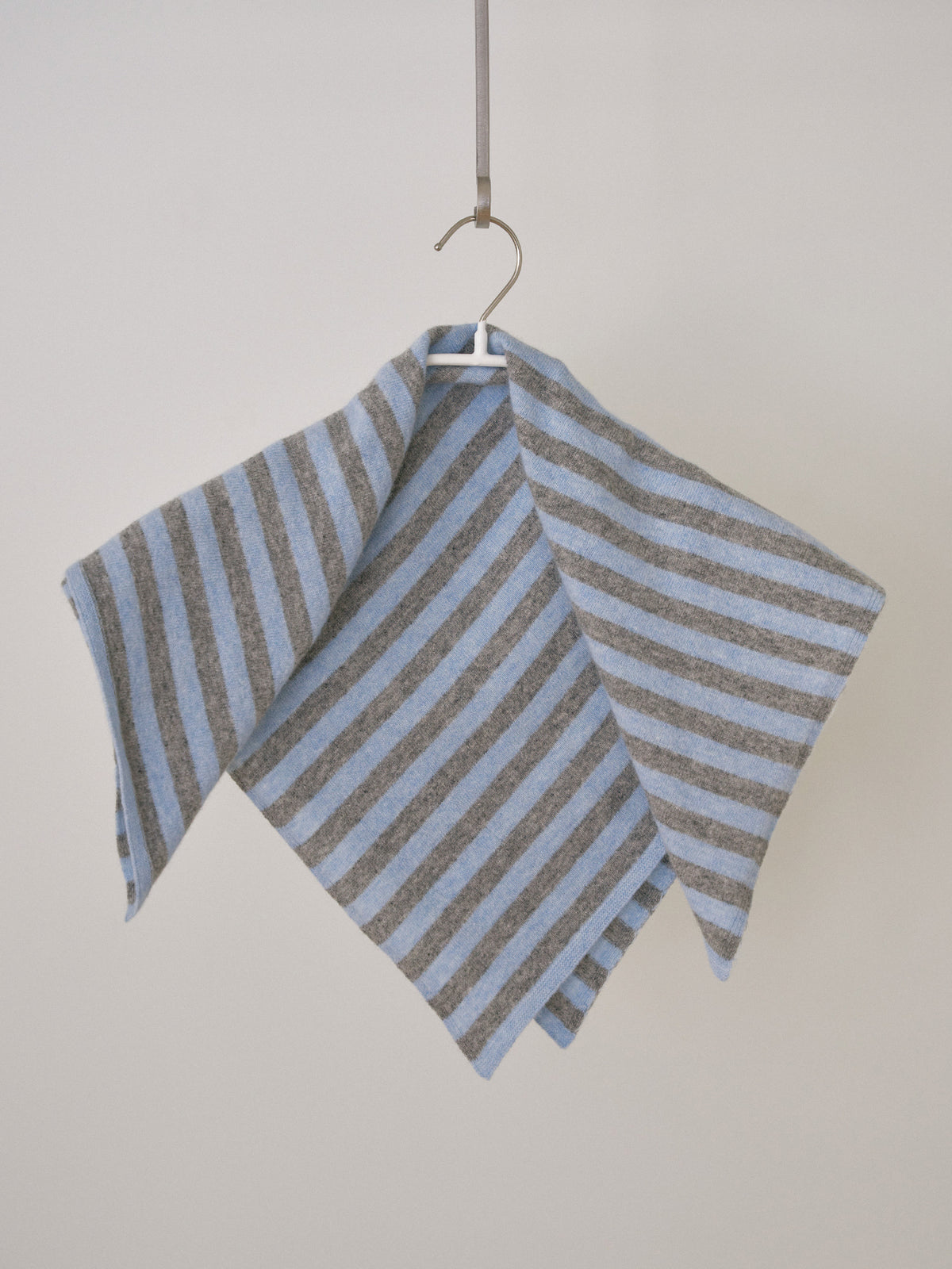 Stripe Square Scarf - Blue 9
