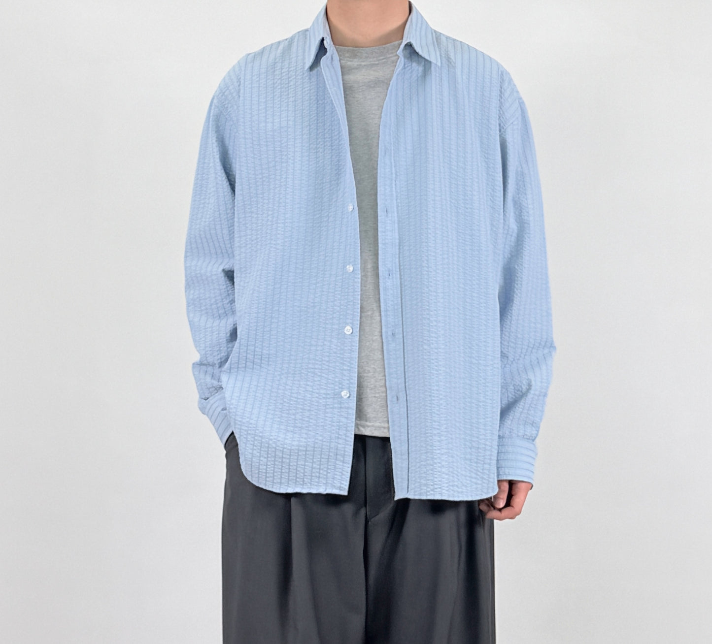 Seersucker Stripe Shirt