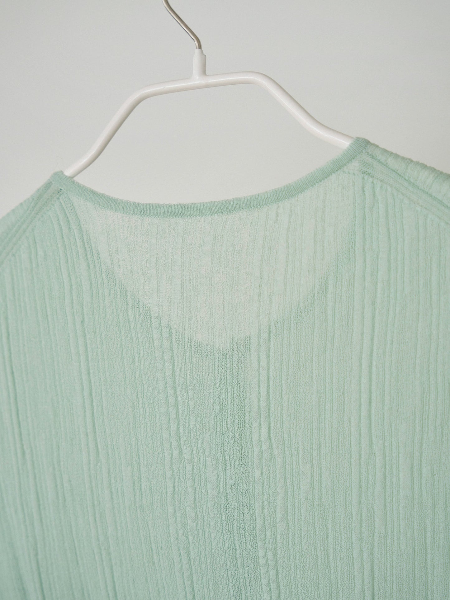 Multi Rib Cardigan - Mint