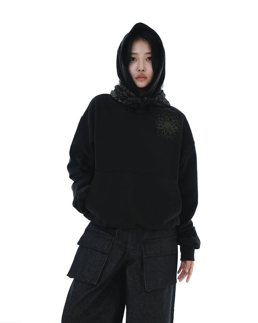 Cozy Bandana Muffler_Black 