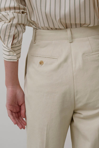 【HER&SHE 2025AW】Creamy Cotton Pants