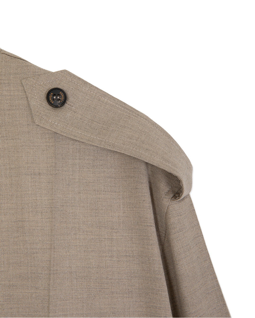 WOOL-BLEND HERITAGE UTILITY SHIRTS LIGHT -BEIGE