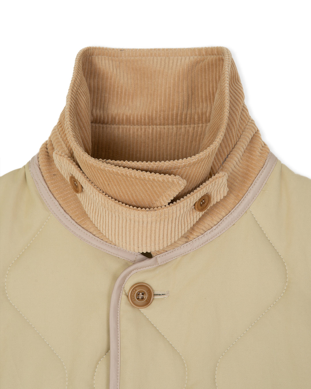 QUILTED HERITAGE JACKET -BEIGE