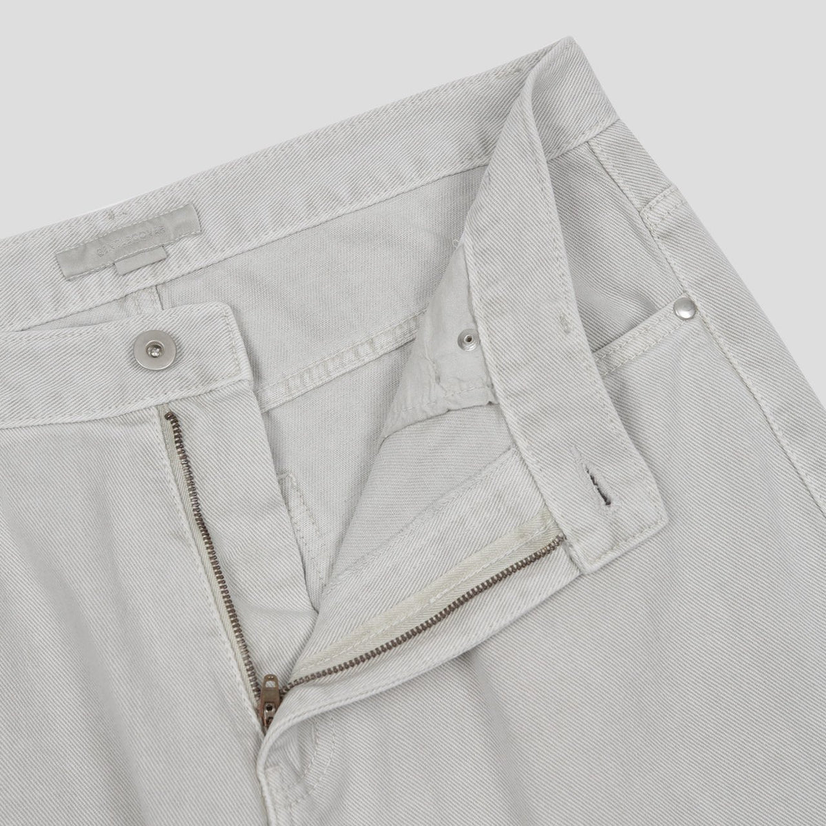 Label Dyeing Pants GRAY 裾ディテール
