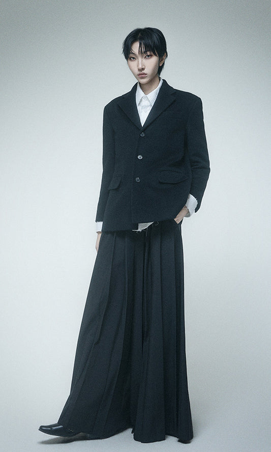Reculer Back button single jacket(ブラック) 商品画像3/6