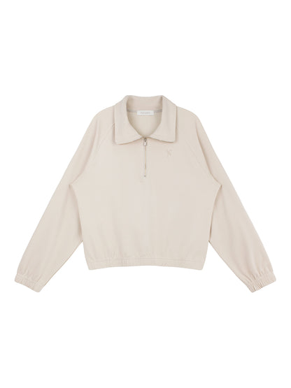 Double-Face Comfort Half Zip-Up