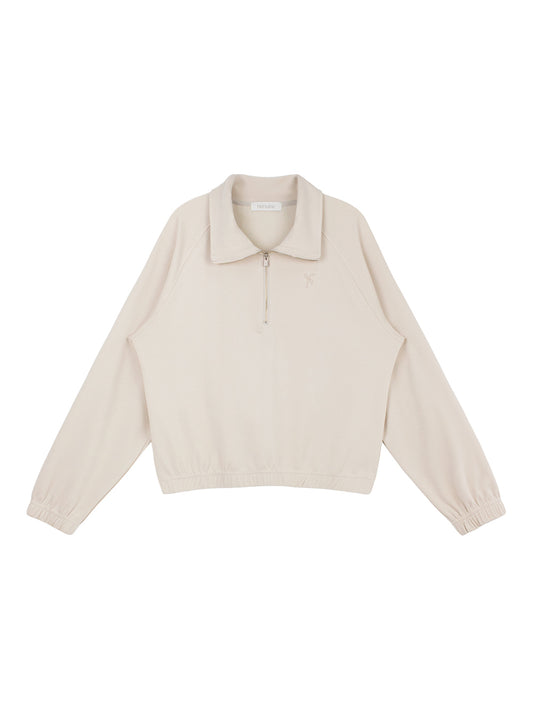 Double-Face Comfort Half Zip-Up