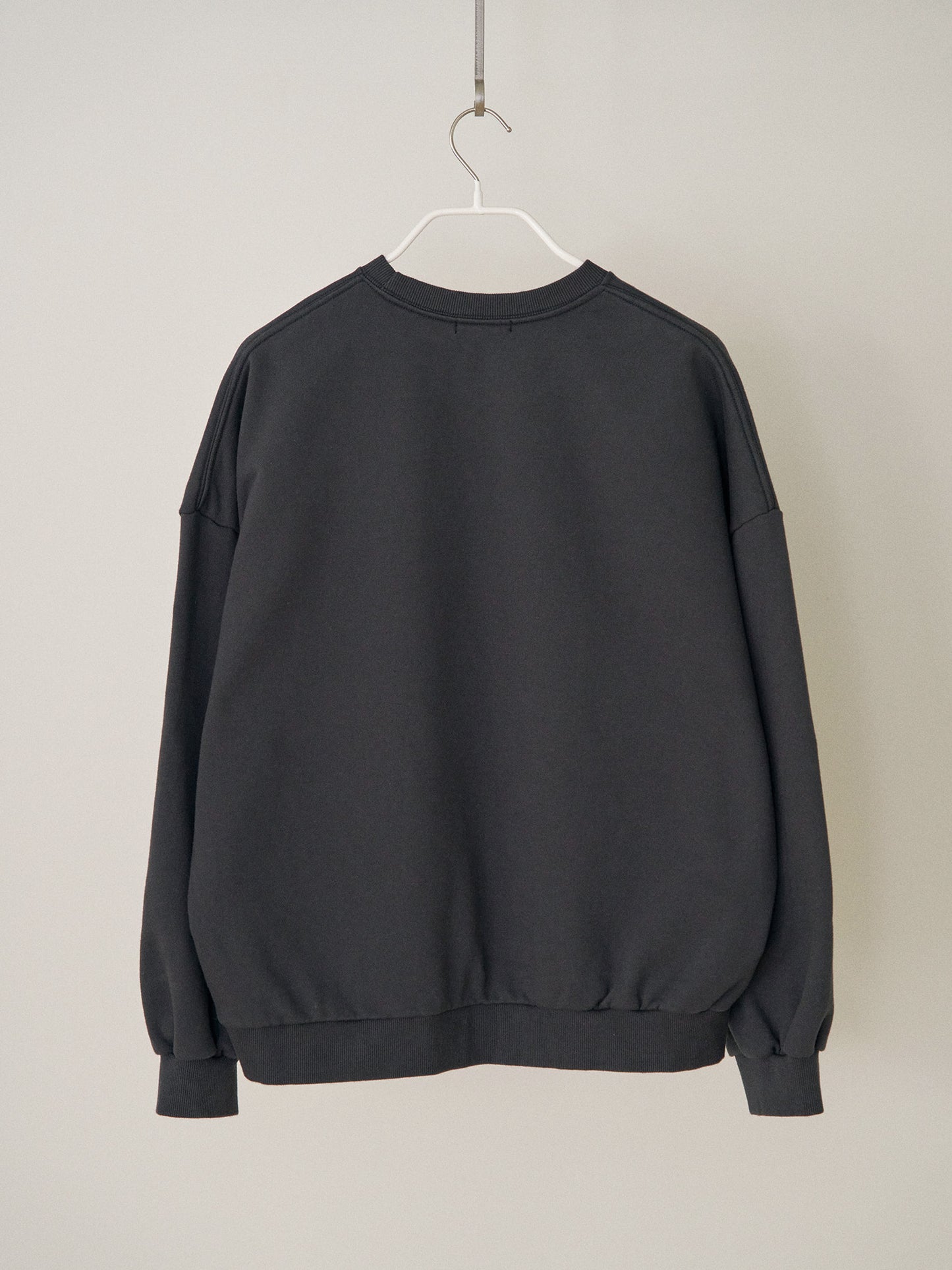 Crack Lettering Sweatshirt - Charcoal