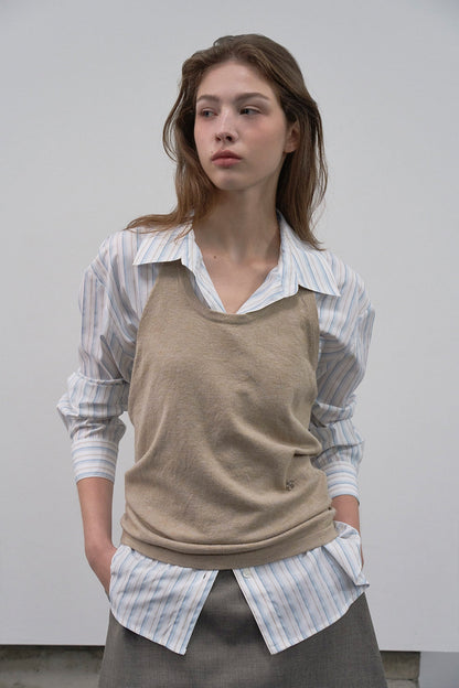 [HER&SHE 2025AW] A St. Stripe Shirt