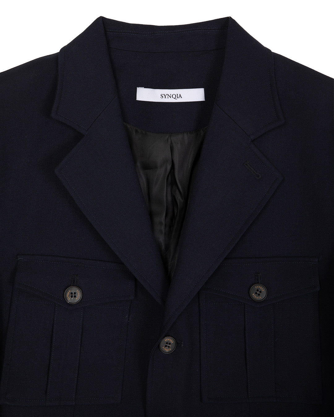 HERITAGE SAFARI TAILORED JACKET -NAVY