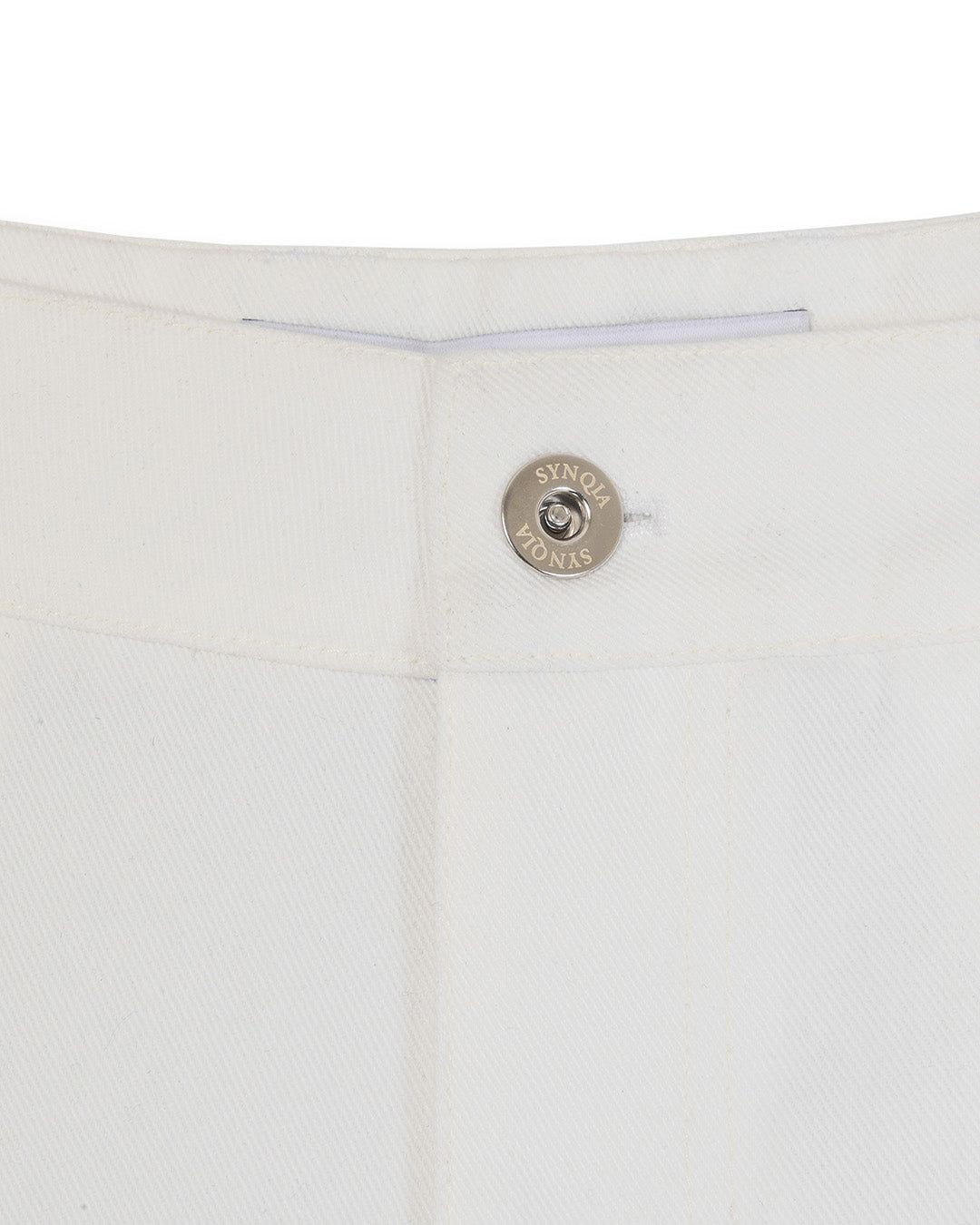 FIREMAN CLASP TWO-TUCK PANTS -WHITE