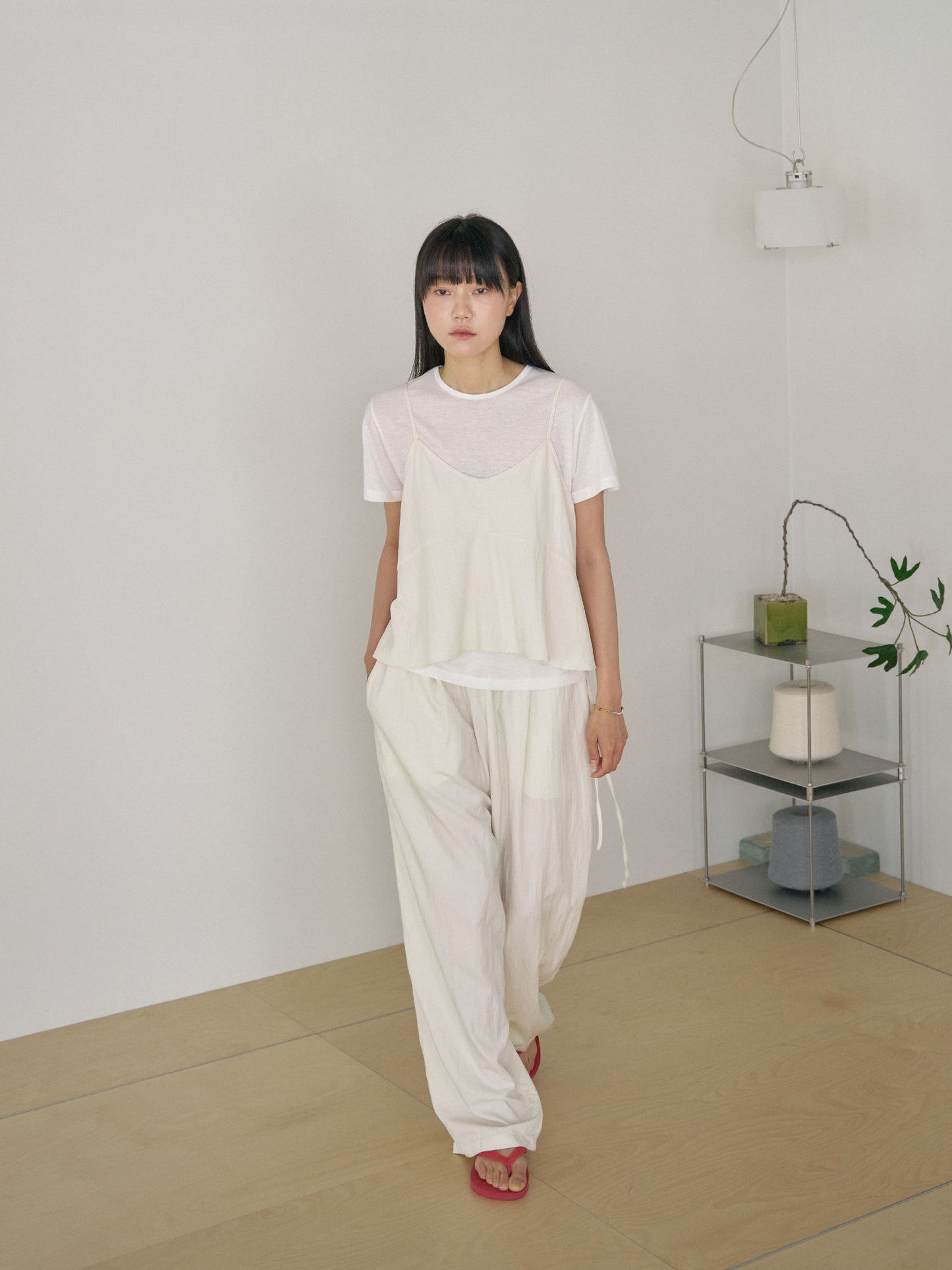 Linen Basic Short Sleeve - Ivory