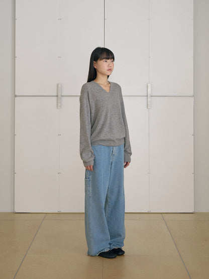 MARAN Indigo Denim Work Pants - Indigo 商品画像17/21