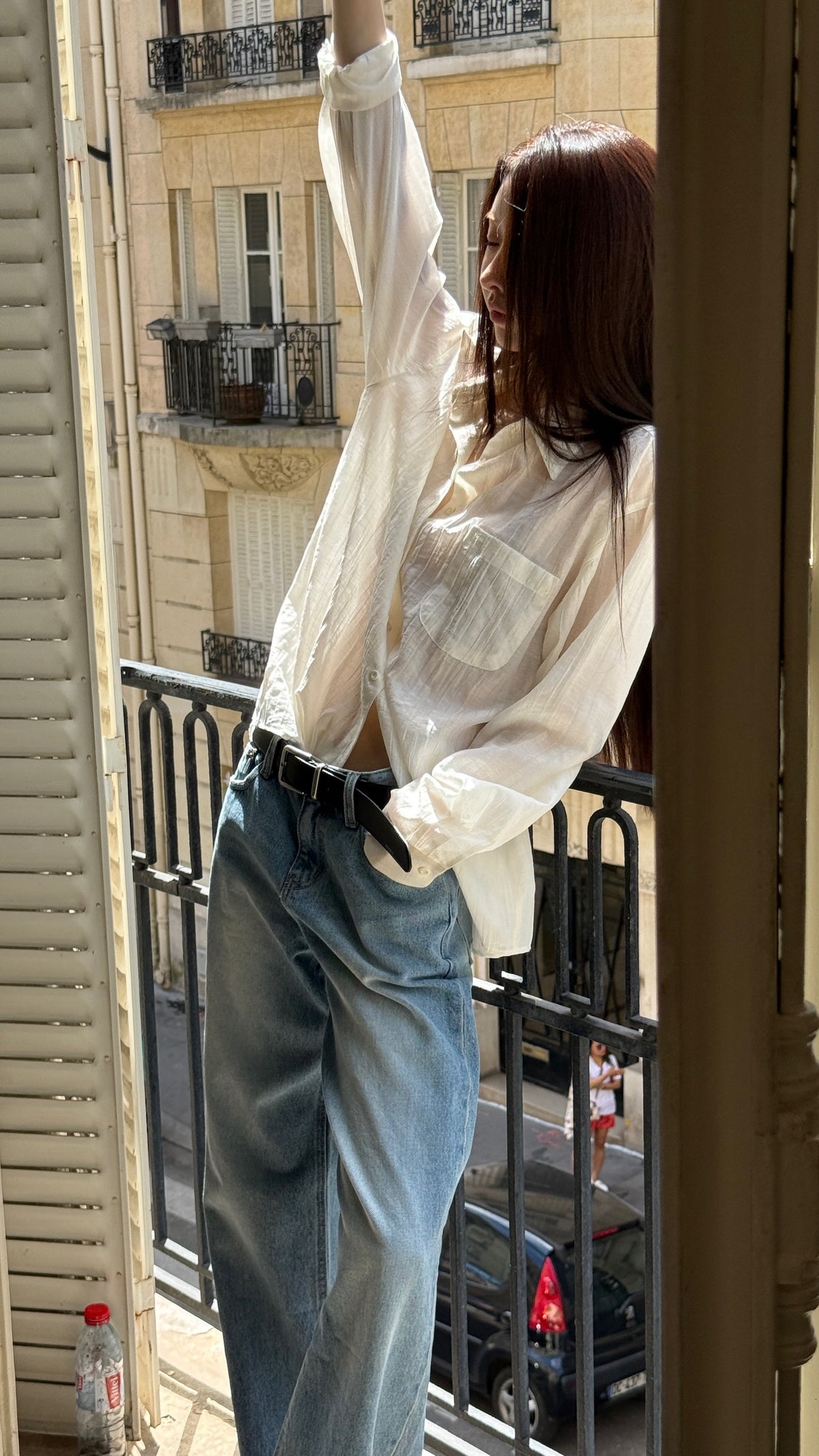Striped Tencel Shirt