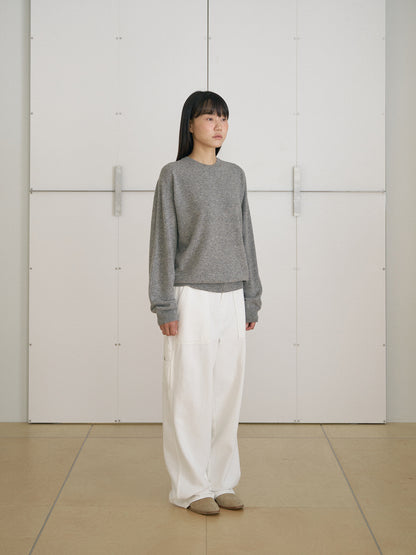 MARAN Cashmere Round Pullover - Gray 商品画像15/19