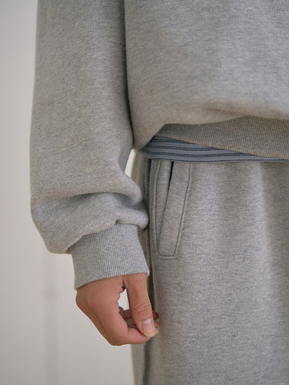 MARAN Raw Edge Sweatshirt - Gray 商品画像16/21
