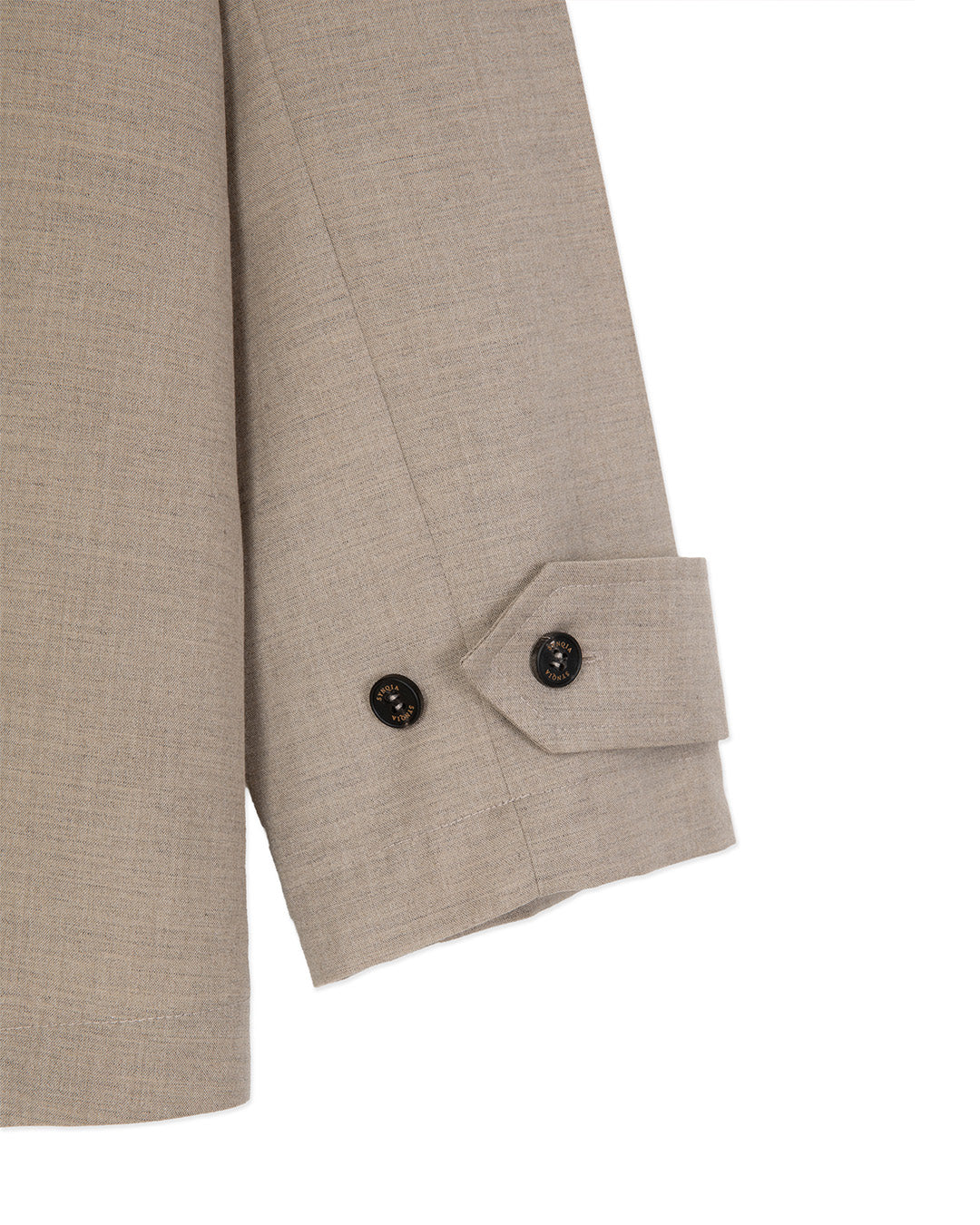 WOOL-BLEND HERITAGE UTILITY SHIRTS LIGHT -BEIGE