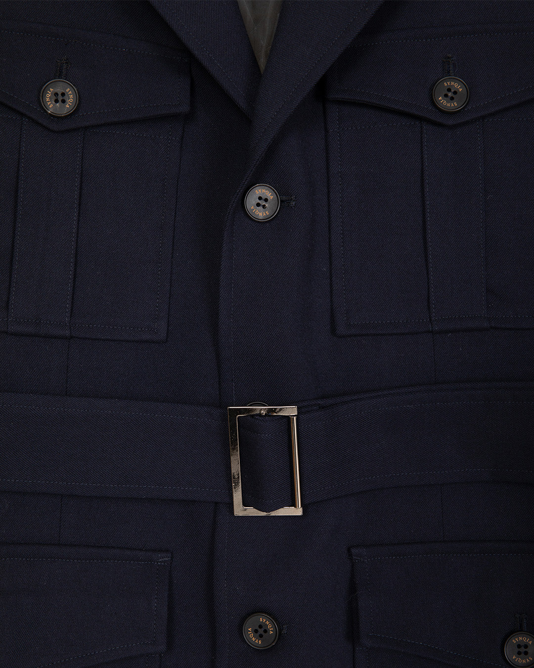 HERITAGE SAFARI TAILORED JACKET -NAVY